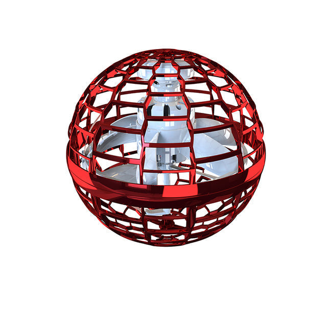 360° Rotating Hand Controlled Flying Ball Spinner Drone Helicopter - Image 12