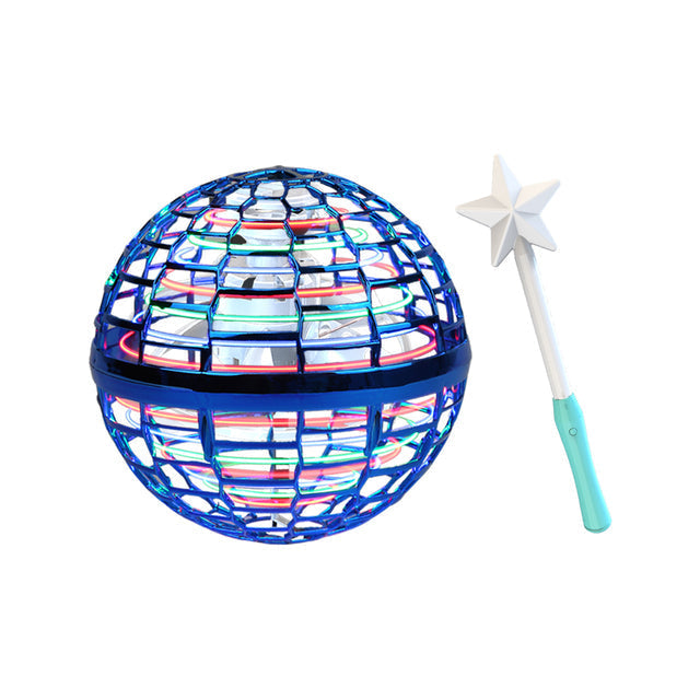360° Rotating Hand Controlled Flying Ball Spinner Drone Helicopter - Image 10