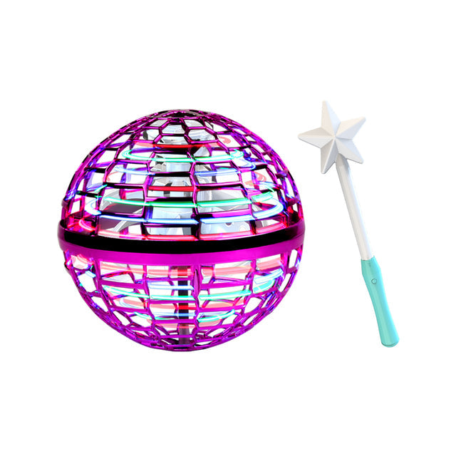 360° Rotating Hand Controlled Flying Ball Spinner Drone Helicopter - Image 11