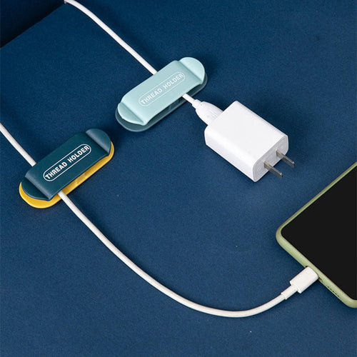 4pcs Creative Sticky Cable Organizer Clips - Image 0
