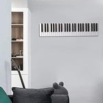 Wooden Piano Keys Coat Rack