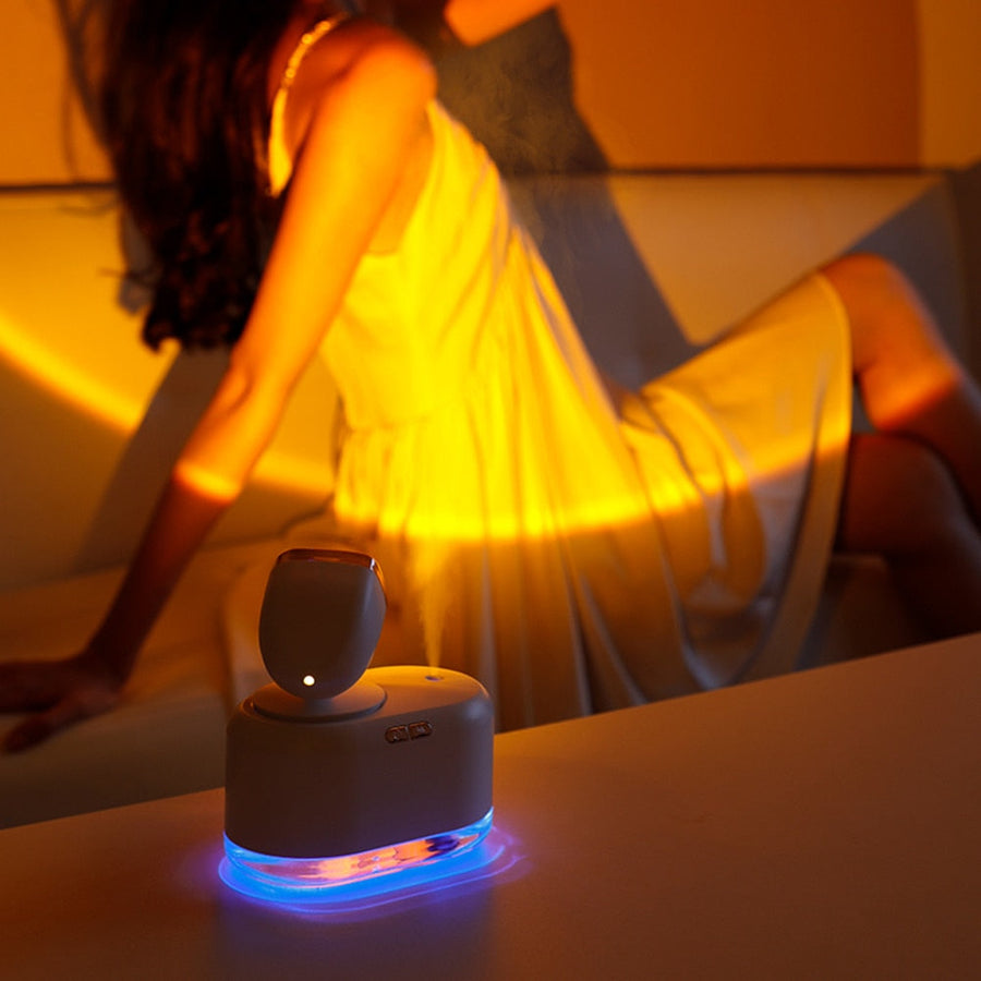 Sunset Projection Humidifier Lamp - Image 2