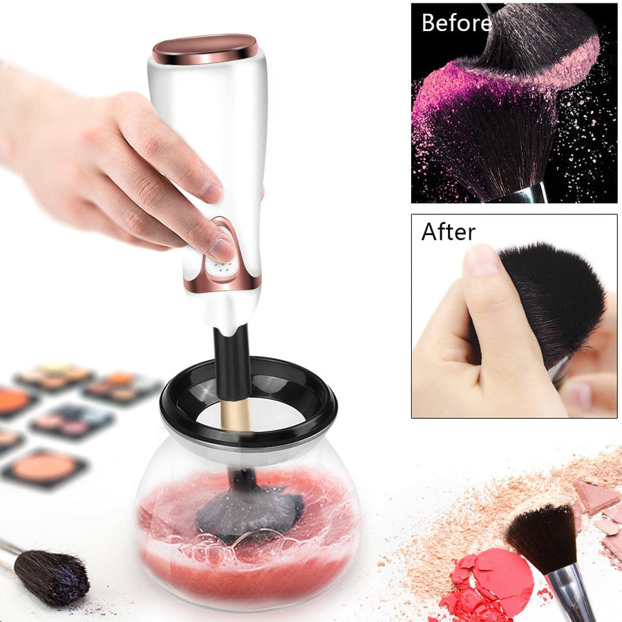 Portable Quick Makeup Brush Cleaner Dryer - Image 2