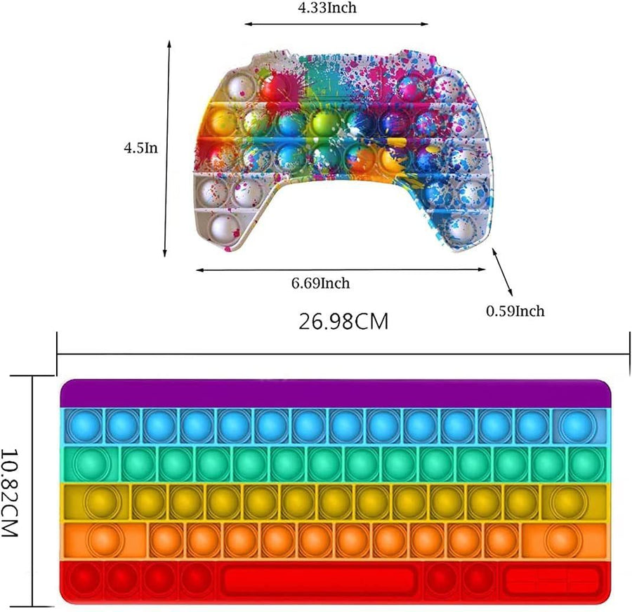 Squishy Bubble Stress Relief Toy Keyboard - Image 13