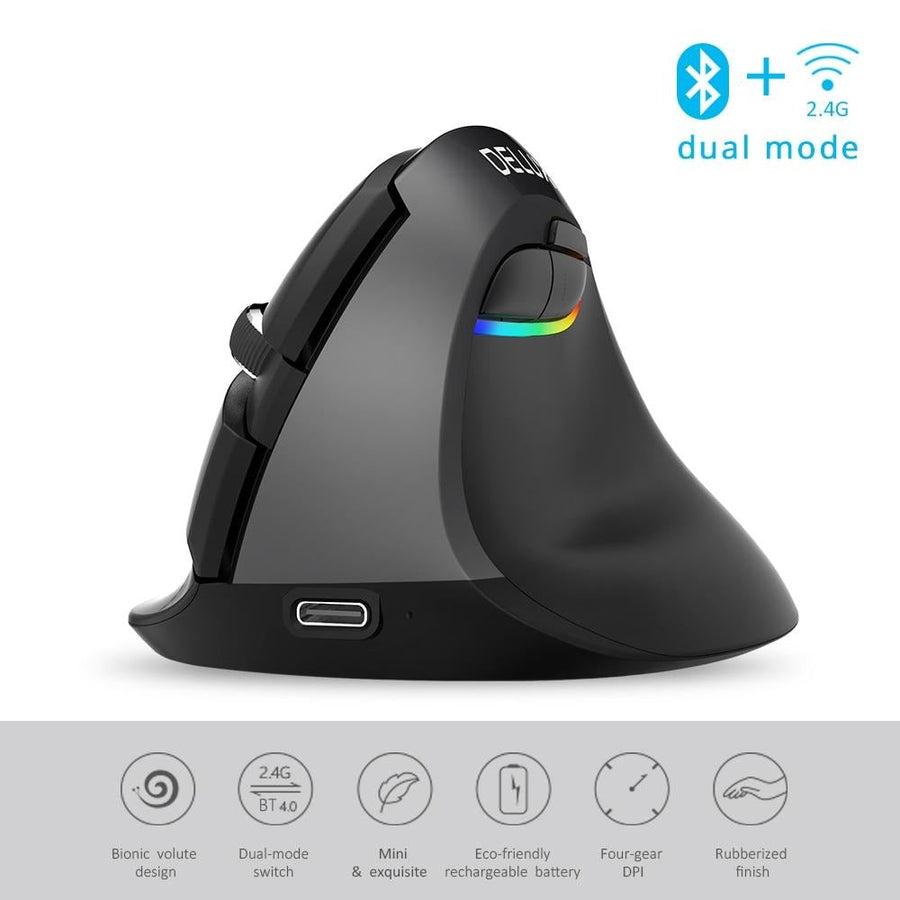 Mini Wireless Silent Ergonomic Mouse - Image 4