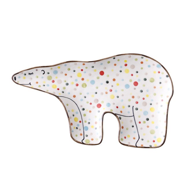 Ceramic Creative Cute Animal Breakfast Plates - Image 14