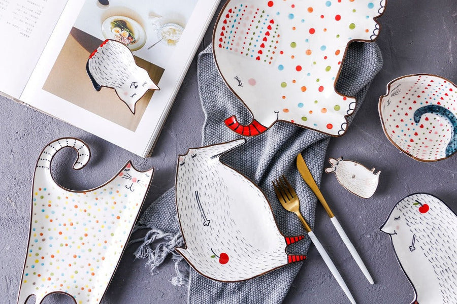 Ceramic Creative Cute Animal Breakfast Plates - Image 5