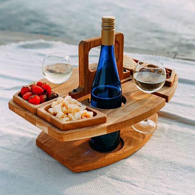 Portable Outdoor Picnic Folding Serving Tray - Image 0