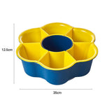 Rotating Drain Basket Snack Tray