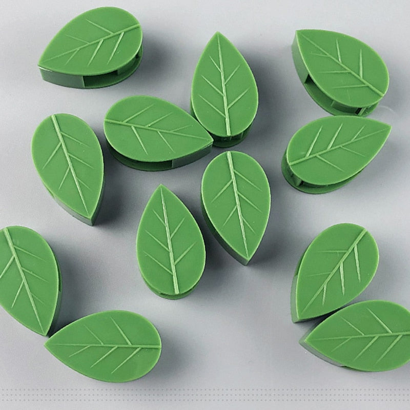 10pcs Leaf Shape Self-Adhesive Hook - Image 2