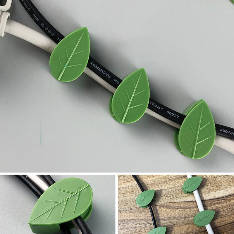 10pcs Leaf Shape Self-Adhesive Hook - Image 6