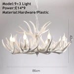 American Loft Style Deer Horn Pendant Light