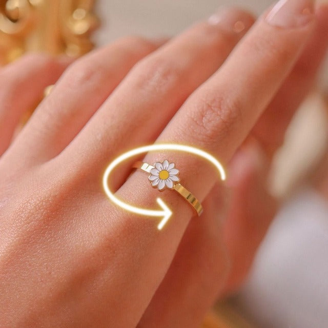 Fidget Spinner Rotating Women Ring - Image 7