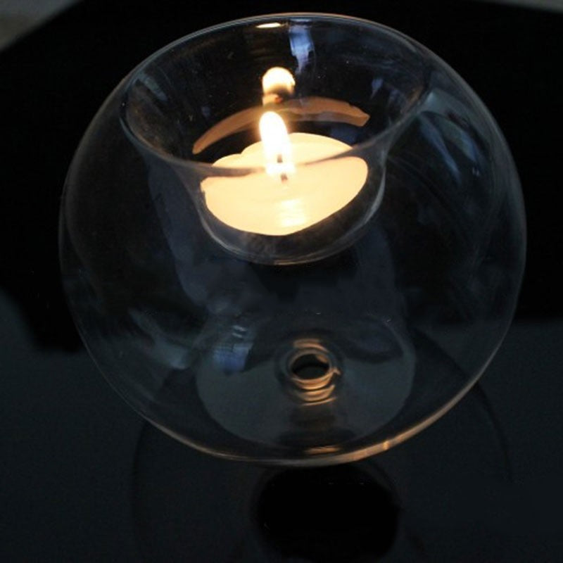 European Elegant Crystal Glass Candle Holder - Image 3