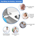 Ultra-Slim Adjustable Water Manual Bidet