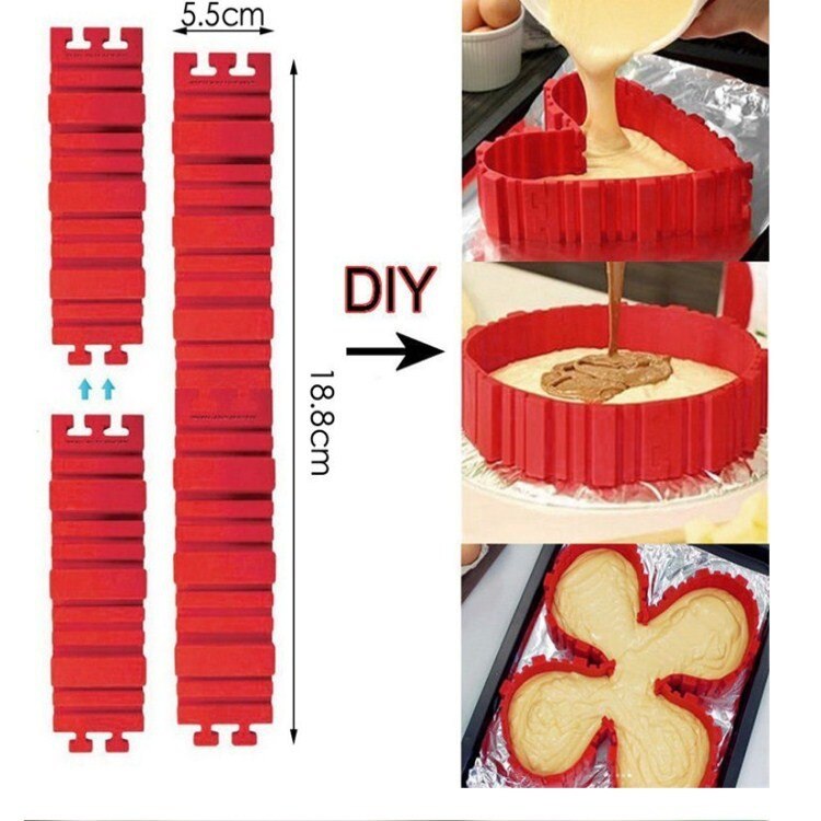 Multi-Shape Magic Silicone Cake Mold