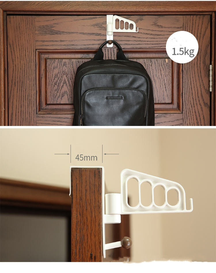 Rotatable Over The Door Multi Hook Hanger