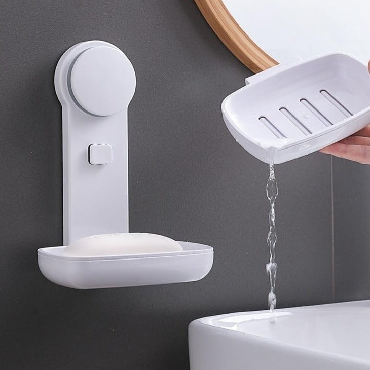 Wall Mounted Bathroom Soap Holder Drainer - Image 0