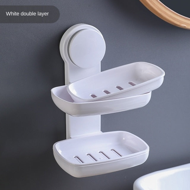 Wall Mounted Bathroom Soap Holder Drainer - Image 5