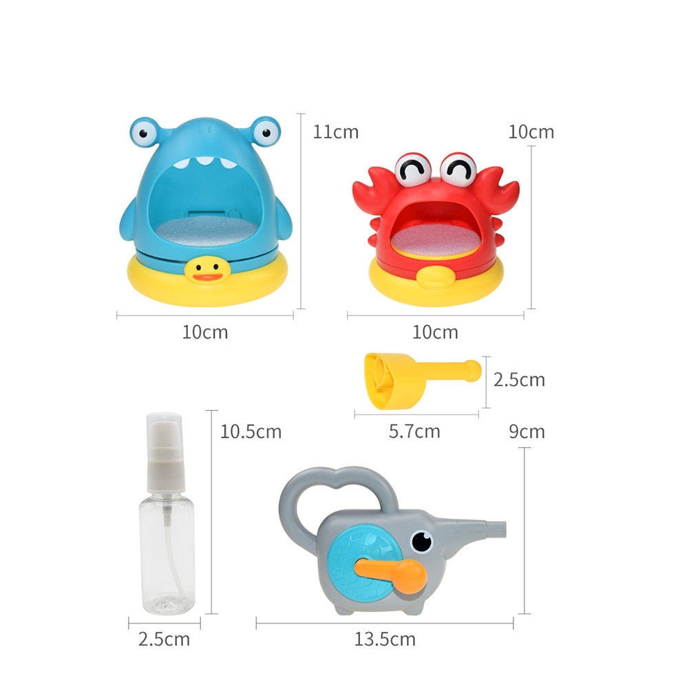 Shark Bubble Blowing Bathtub Toy