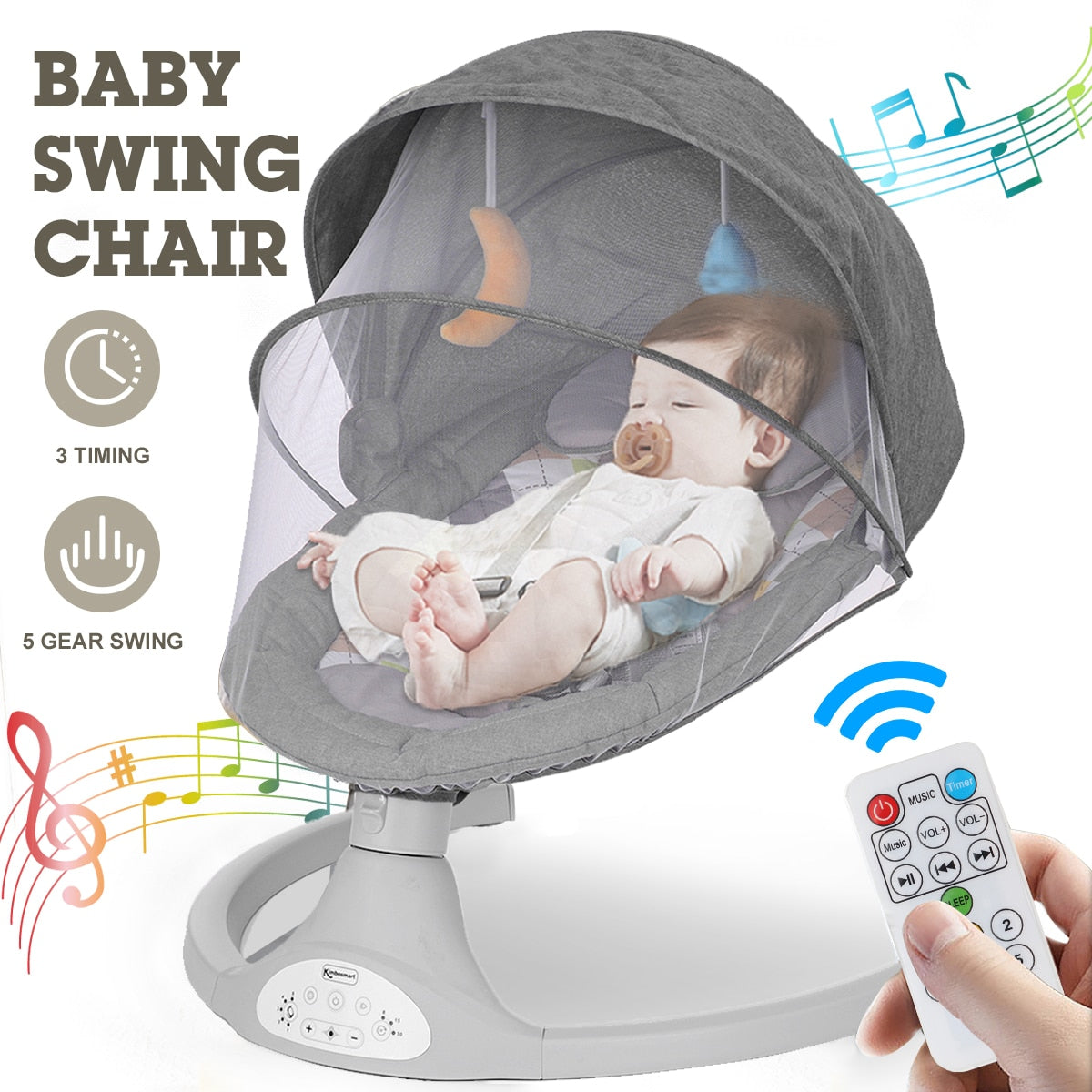 Electric Baby Bouncer Rocking Chair Swing