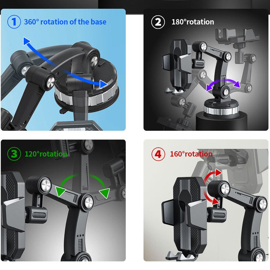 Adjustable Car Dashboard Long Neck Phone Holder - Image 1