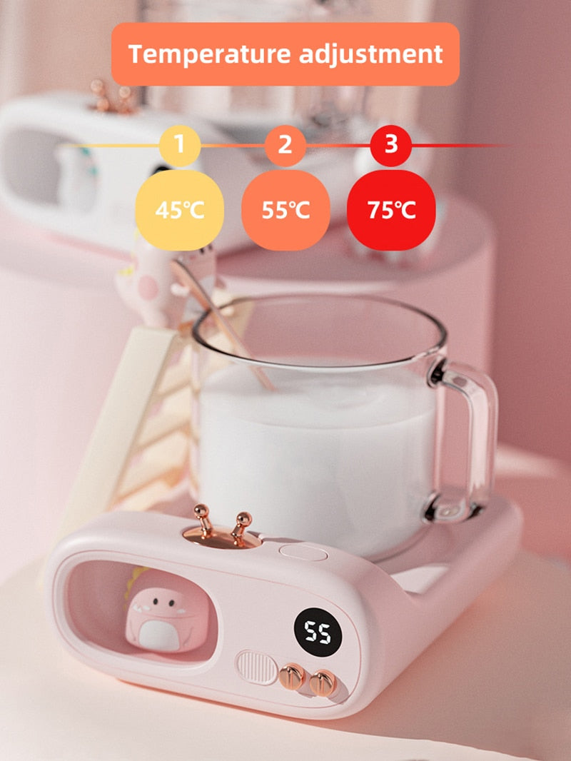 Smart Cute Pet Coffee Warmer Coaster - Image 3