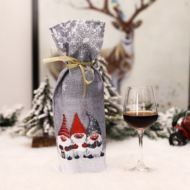 Christmas Santa Bottle Cover