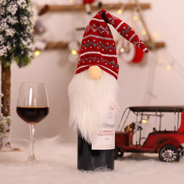 Christmas Santa Bottle Cover