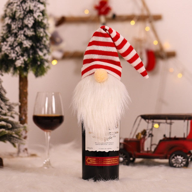 Christmas Santa Bottle Cover