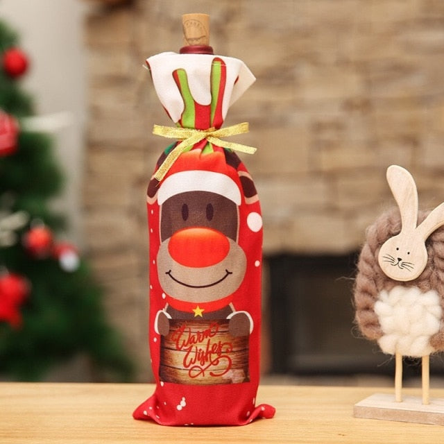 Christmas Santa Bottle Cover - Image 31