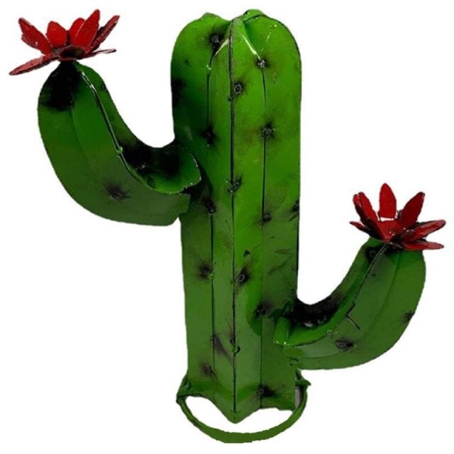 Garden Metal Art Cactus Decor