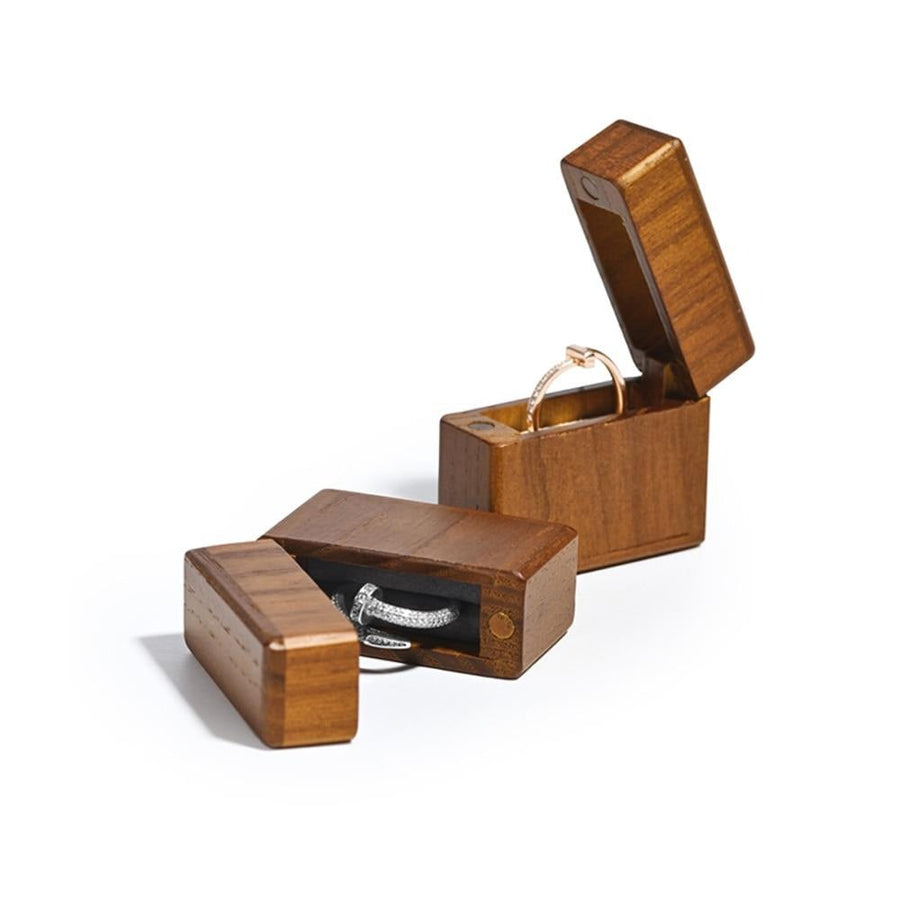 Unique Mini Wooden Ring Box - Image 0