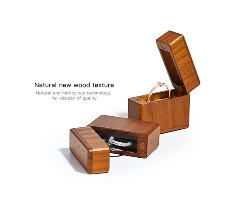 Unique Mini Wooden Ring Box - Image 4