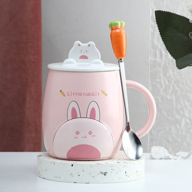 Cute Cartoon Kitty Mug Set - Image 7