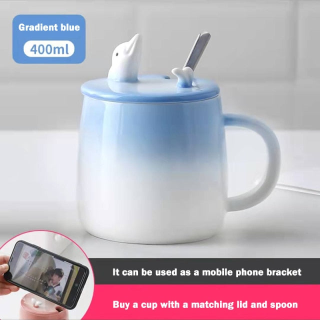 Cute Cartoon Kitty Mug Set - Image 11