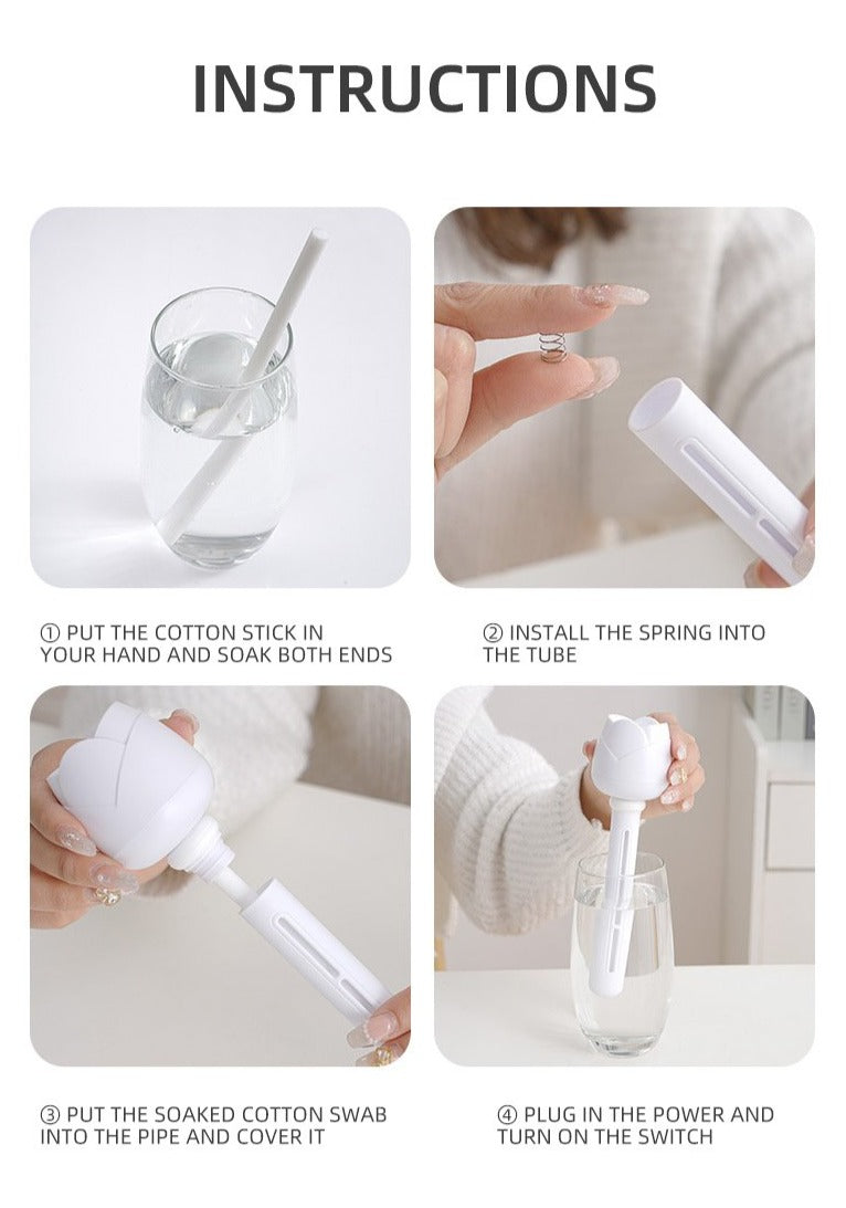Mini USB Rose Portable Humidifier - Image 2