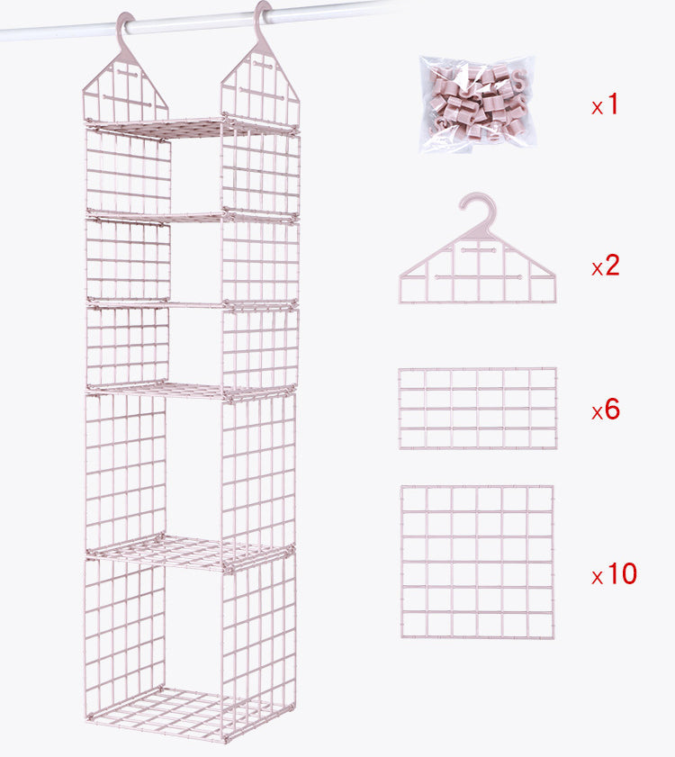 Foldable Wardrobe Multilayer Storage Rack - Image 3