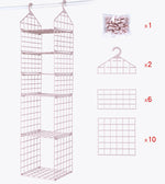 Foldable Wardrobe Multilayer Storage Rack