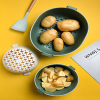 Kitchen Double Drain Vegetable Basket - Image 2