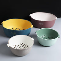Kitchen Double Drain Vegetable Basket - Image 3