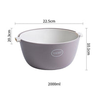 Kitchen Double Drain Vegetable Basket - Image 10