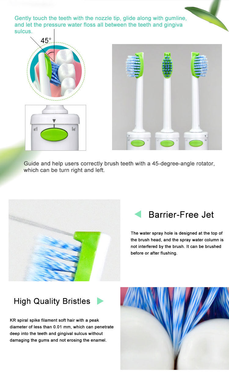 2in1 Portable Faucet Toothbrush Water Flosser - Image 9