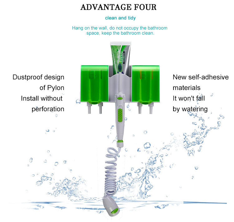 2in1 Portable Faucet Toothbrush Water Flosser