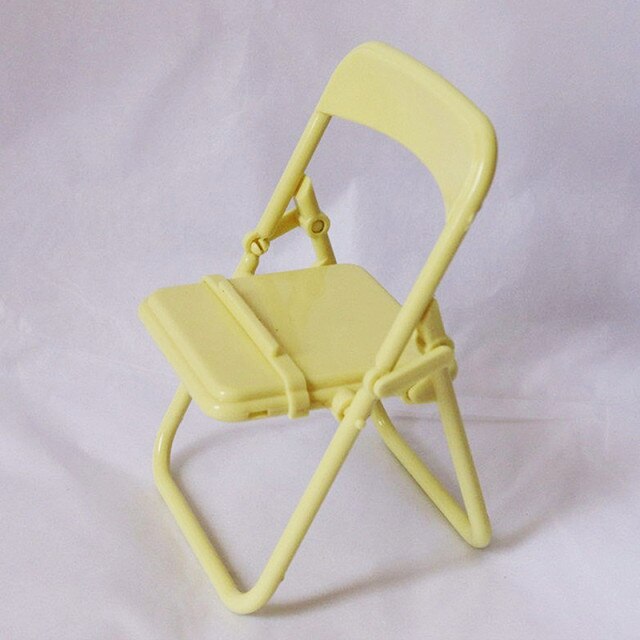 Mini Folding Chair Creative Phone Holder