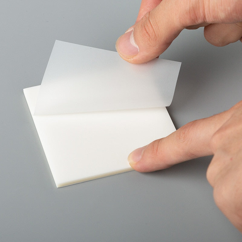 Creative Sticky Transparent Waterproof Notepads - Image 5