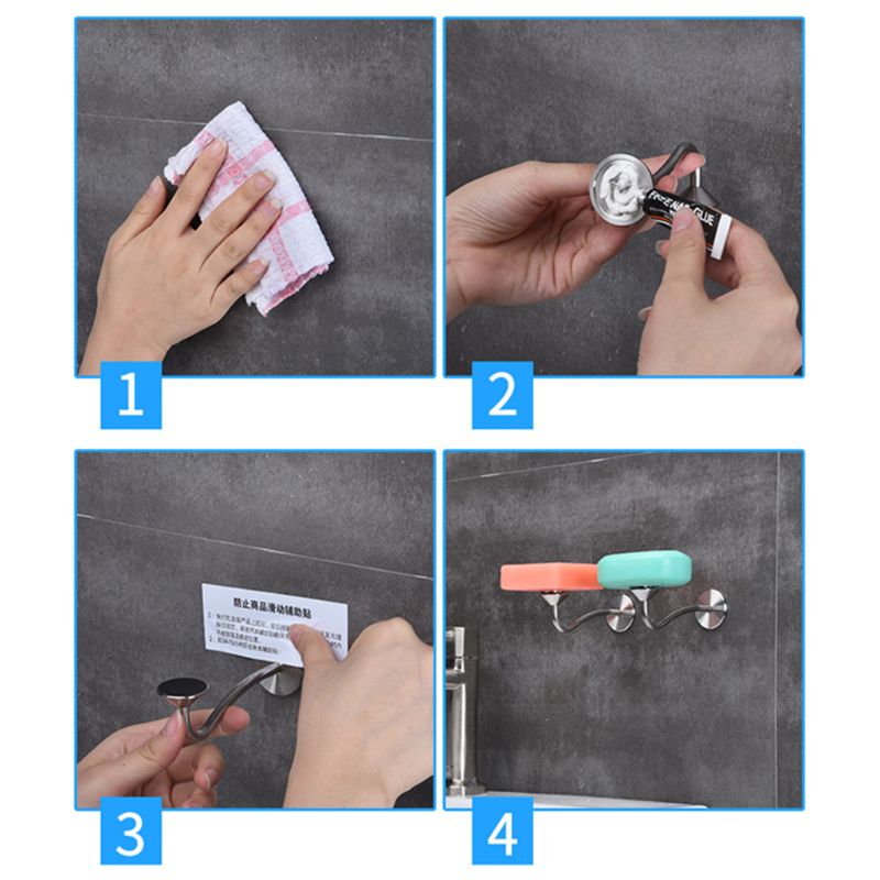 Wall-Mounted  Magnetic Soap Holder Rack - Image 4