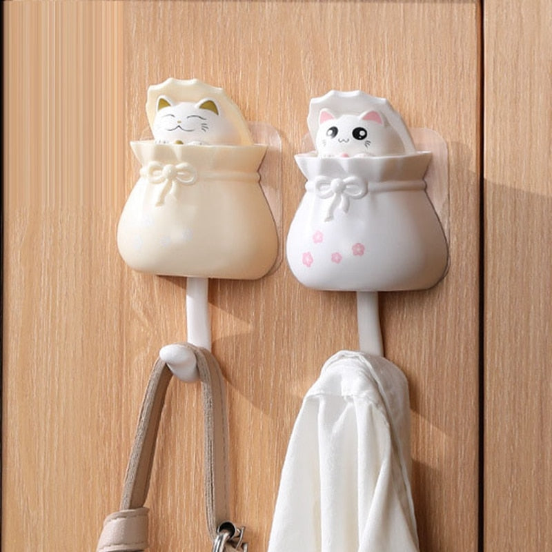 Cute Cat Sticky Hook Hanger - Image 0