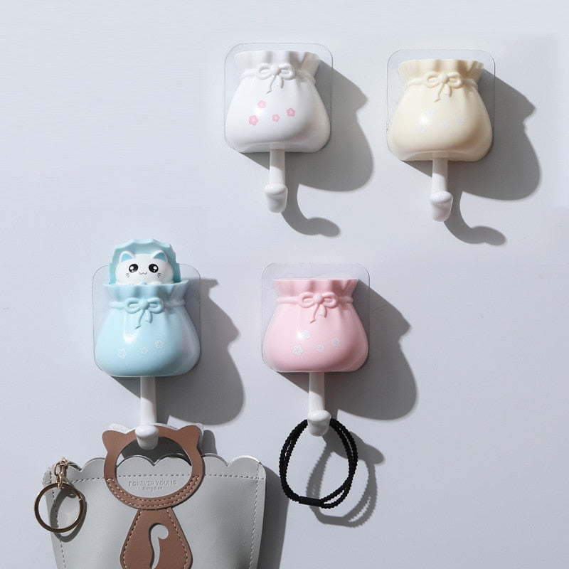 Cute Cat Sticky Hook Hanger - Image 3