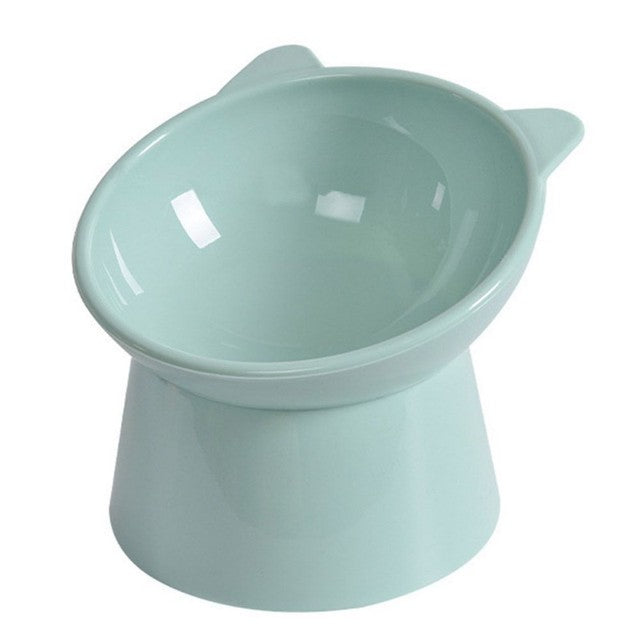 Tilted High Pet Food Water Bowl